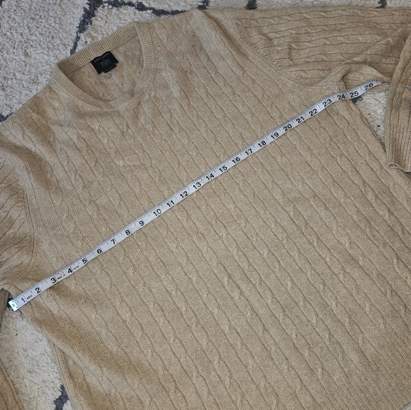 Cashmere By Mercer Street Studio Cable Knit Sweater Xl - Picture 3 of 3